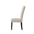 Hanford Dining Chair Ivory Pu Leather