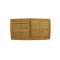 Outdoor Acacia Wood Rectangular Coffee Table, Teak, 43.25