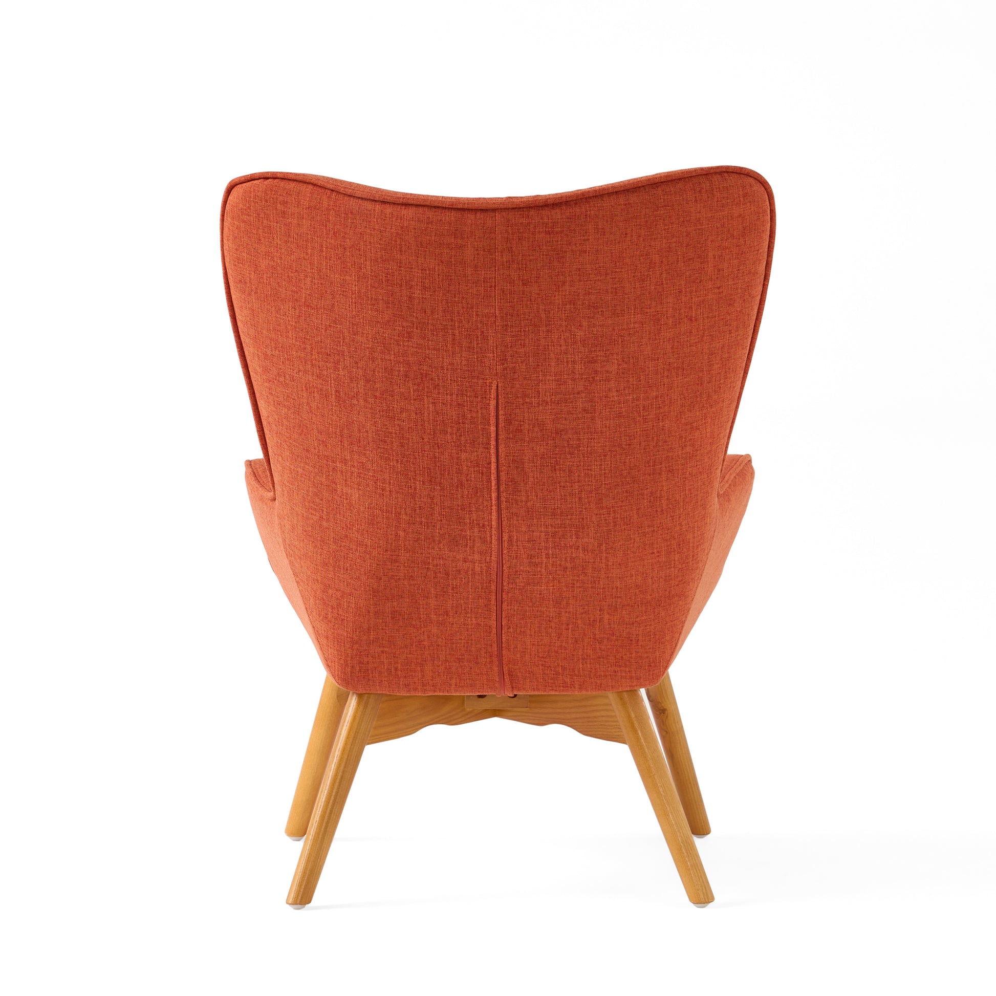 Contour Chair Orange Fabric