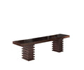 Briana Bench Brown Brown Wood