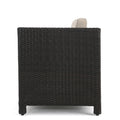 Puerta Seat Brown Pe Rattan Iron