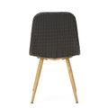 Gila Dining Chair With Heat Tranfer Legs,Set Of 2 Brown Multi Rattan