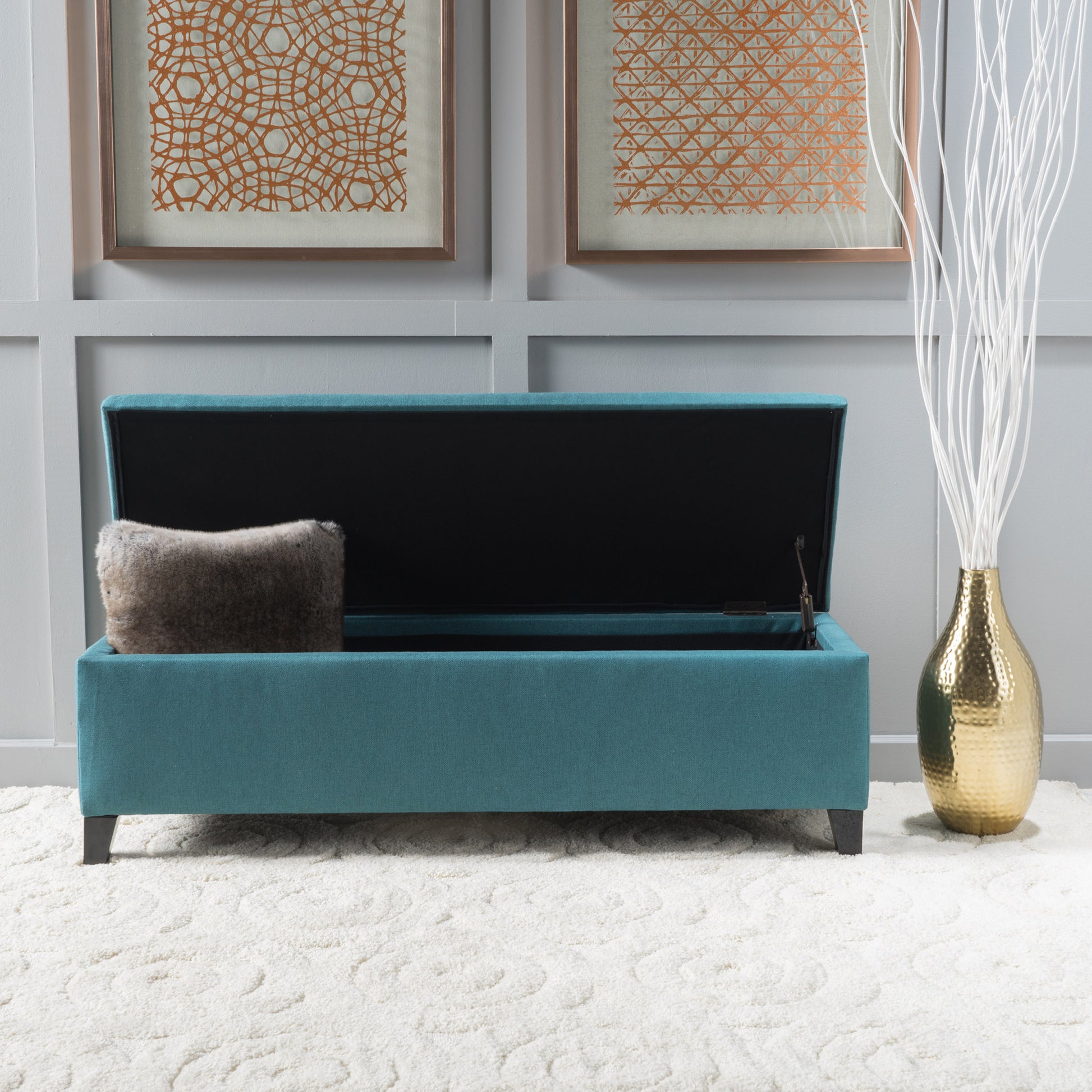 Ottoman Teal Fabric