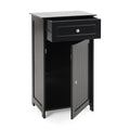 Bathroom Cabinet Black Mdf