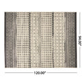 Rug Black Ivory Polypropylene