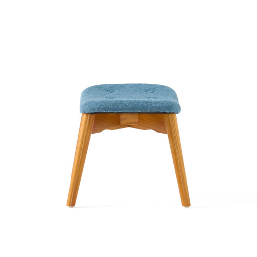 Contour Chair Set Blue Fabric