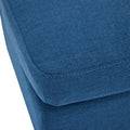 Springfield Navy Blue Ottoman Navy Blue Foam Polyester Blend