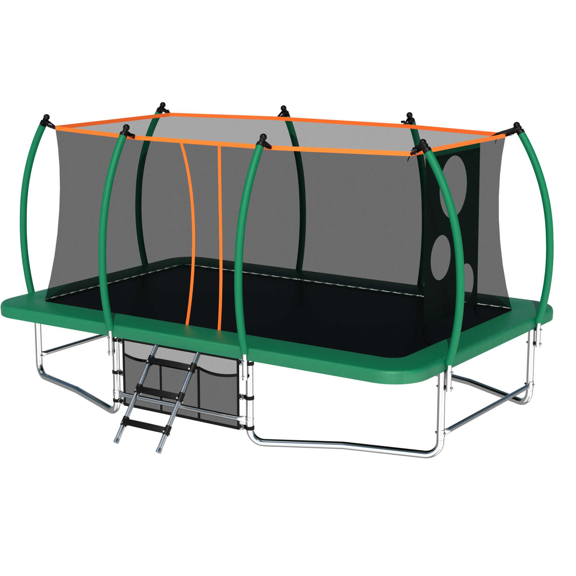 10*16Ft Trampoline Green Steel