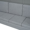 Queen Size Murphy Bed Wall Bed With Sofa,Gray Queen Gray Mdf Lvl