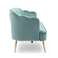 3 Seater Sofa Turquoise Velvet