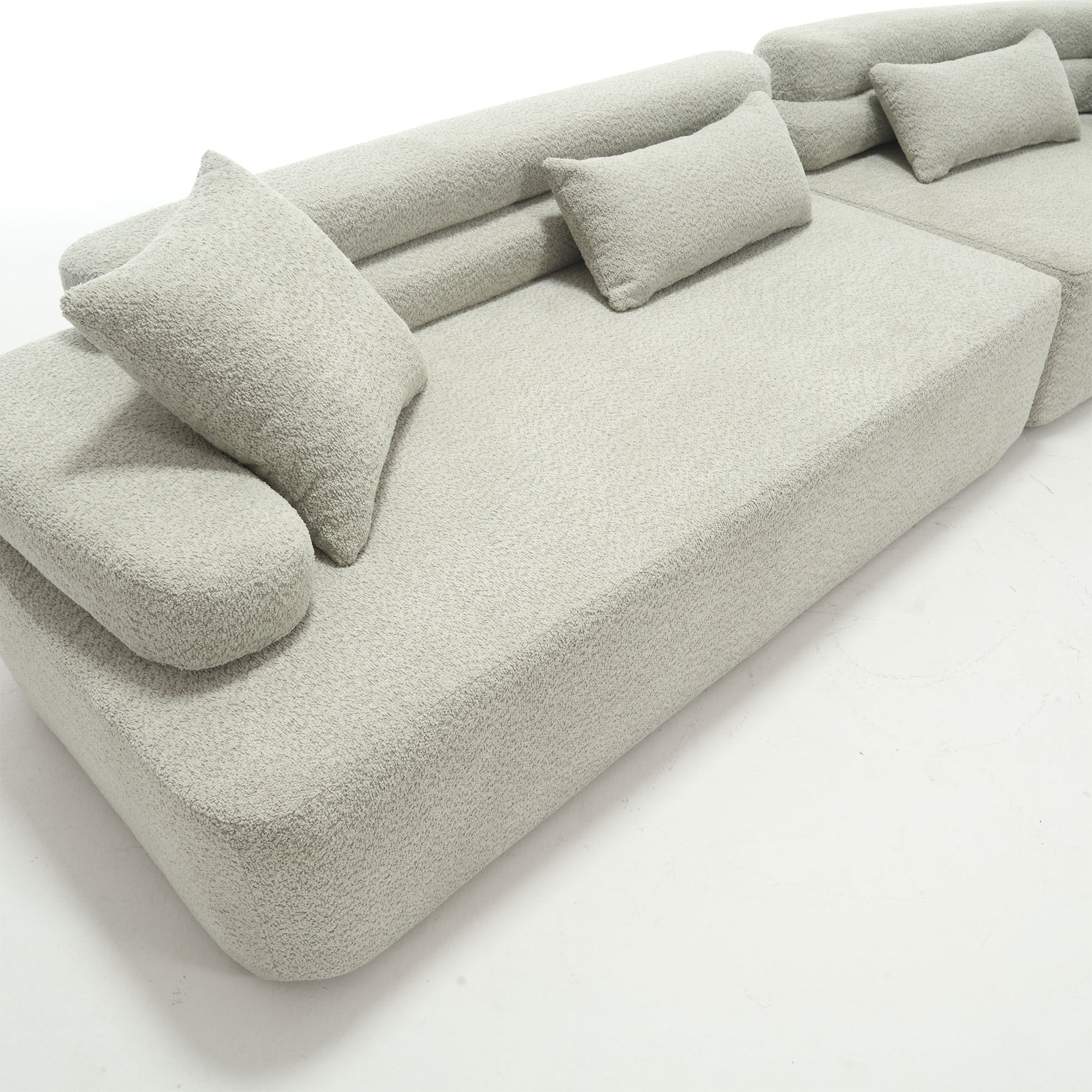Unique Modeling Design,Upholstered Indoor Furniture,Foam Filled Sleeper Sofa Bed For Living Room,Bedroom,3 Colors Green Primary Living Space Modern Foam Polyester 4 Seat