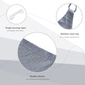 Outsunny 13' X 20' Rectangle Sun Shade Sail Canopy Outdoor Shade Sail Cloth For Patio Deck Yard With D Rings And Rope Included Gray Gray Hdpe