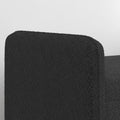 Teddy Velvet Storage Stool, ,With Storage Space, Suitable For Apartments, Living Rooms And Bedrooms Black 45.98