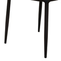 Diamond Tufteddining Chair With Metal Legs, Black, Set Of Four Black Metal