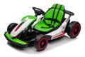 Ride On Go Kart For Kids, 24V7Ah Battery 150W*2 Motors, High Speed Drifting Car, Forward And Backward, Bluetooth, Slow Start Function,High Low Speeds,Music,Mp3,Usb, Horn,Max Load 110Lbs,Green Green