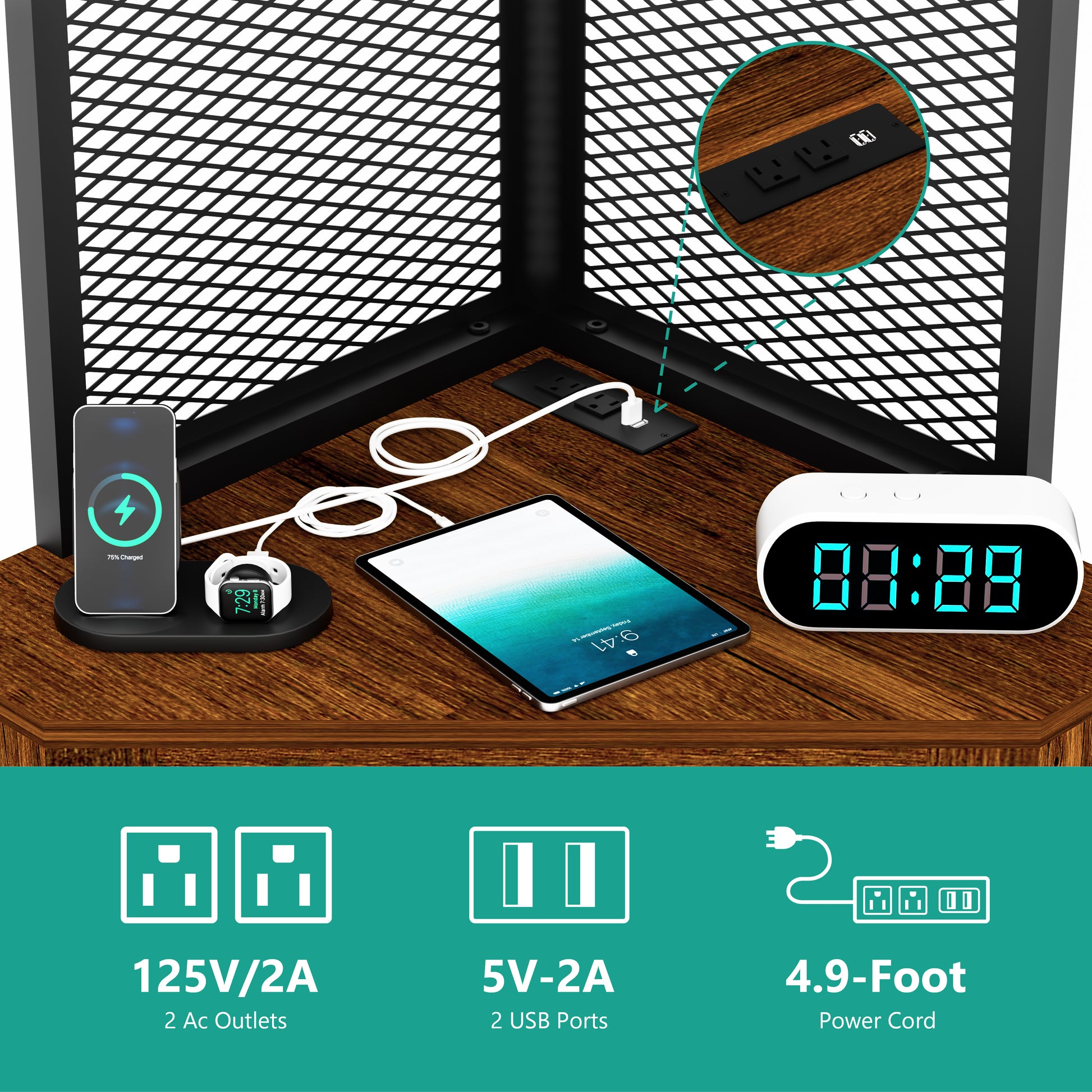 Corner Shelf With Doors, 65" Corner Cabinet With Shelves & Wine Glass Rack, 6 Tier Bookshelf Display Corner Shelves, Freestanding Corner Storage Stand For Kitchen, Living Room, Balcony Rustic Brown