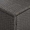Patio Furniture, Outdoor Furniture, Seasonal Pe Wicker Furniture,7 Pcs Set Wicker Furniture With Lounger Sofa Yes Dark Gray Seats 6 Pe Rattan Iron Waterproof Fabric