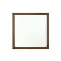 Miquell Oak Finish Mirror Oak Mirror,Synthetic Wood