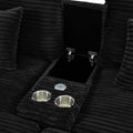 Seat Black Black Plywood 2 Seat