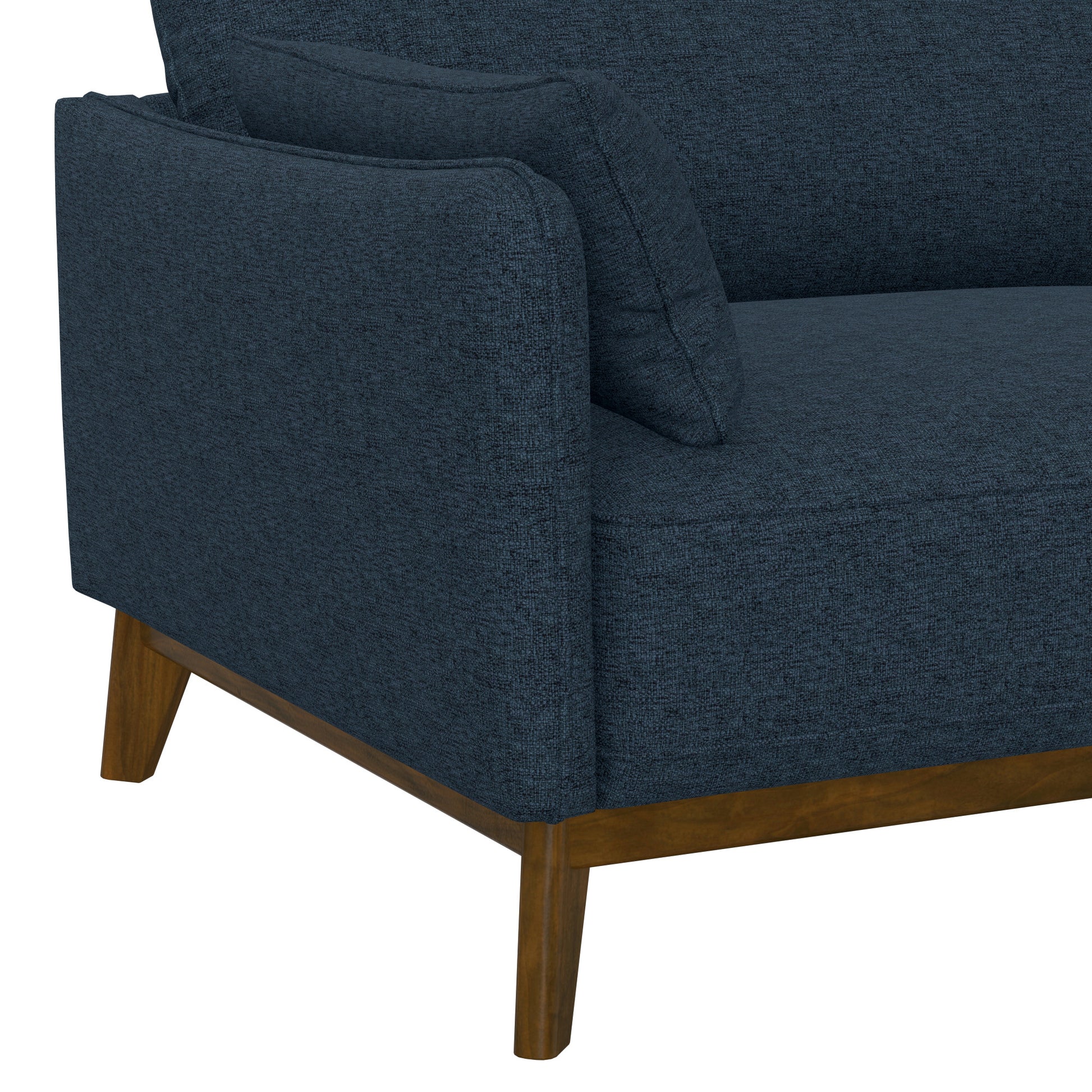 Varia Blue Chair Blue Foam Solid Wood