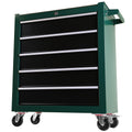 5 Drawers Rolling Tool Chest,Tool Cabinet On Wheels With Keyed Locking Stem And Drawer Liners,Tool Chest With Link Buckle And Can Be Combined To Large Cabinet Set,For Warehouse,Garage Green Steel