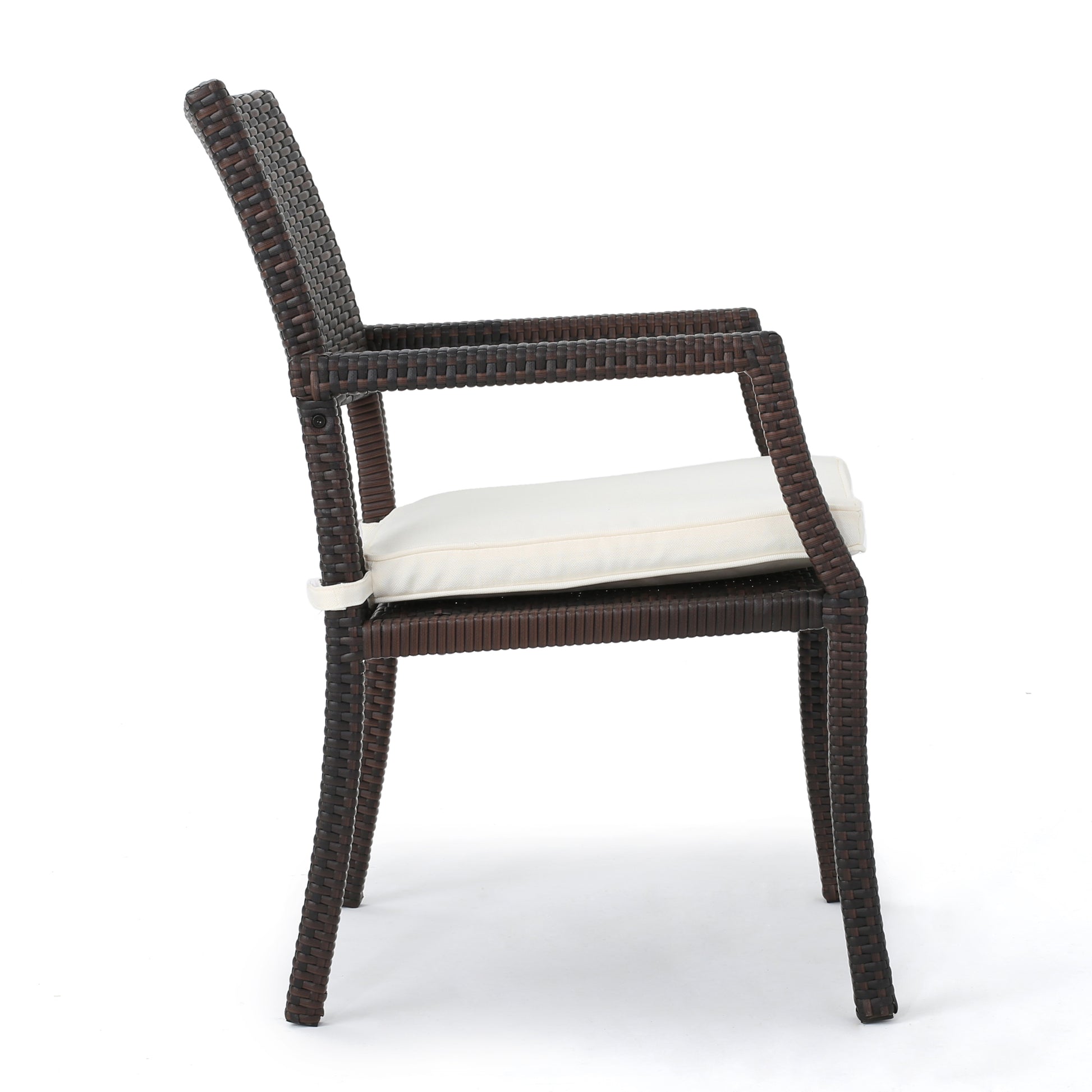 Rhode Island Dining Chair Set Of 2 Brown Wicker