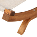San Juan Sunbed W Adjustable Canopy Teak Metal Mesh