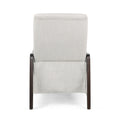 Recliner Chair Beige Fabric