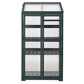 62Inch Height Wood Large Greenhouse Balcony Portable Cold Frame With Wheels And Adjustable Shelves For Outdoor Indoor Use, Forest Green Green Casual Wood Solid Wood