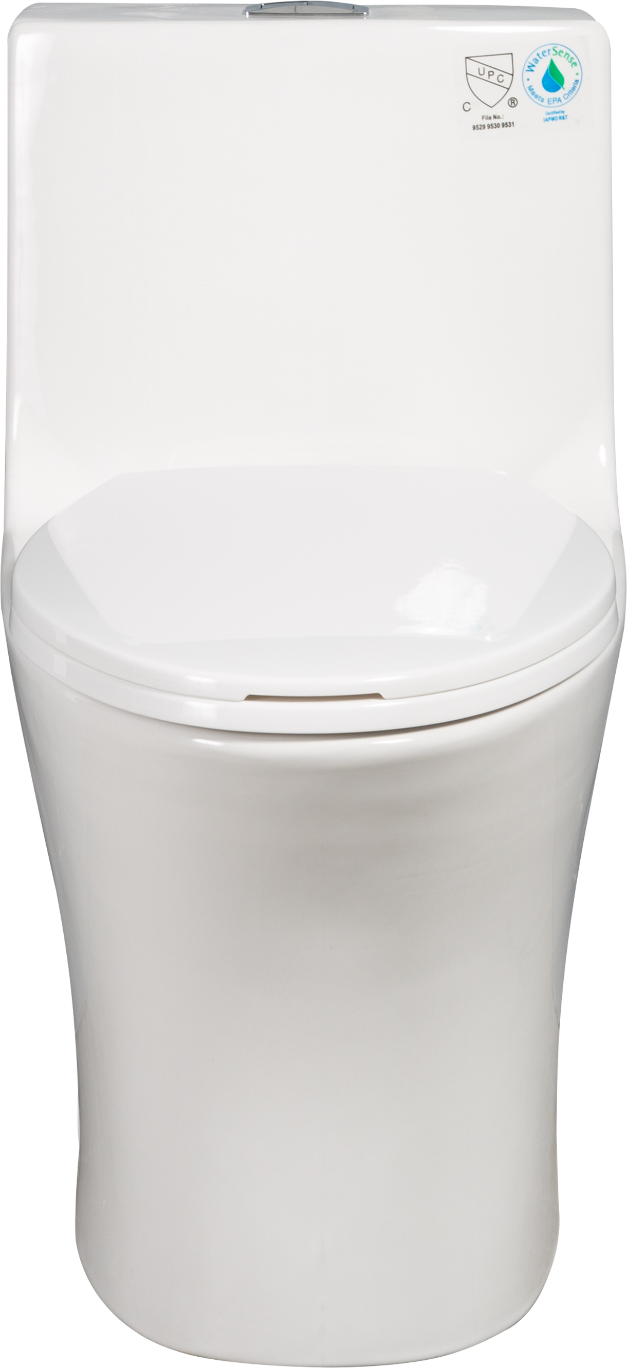 1.1 1.60 Gpf Dual Flush One Piece Toilet, Water Saving Elongated Comfort Height Floor Mounted, Soft Closing Seat, 1000 Gram Map Flushing Score Toilet, Glossy White 23T02 Gw White Ceramic