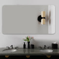 Bathroom Vanity Mirrorwall Mounted Mirror For Bathroom Anti Fog Waterproof Clear Glass