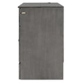 Queen Size Murphy Bed With Large Drawers & Usb Ports,Brushed Gray Queen Gray Plywood