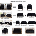 Modern 3 Person Seat Sofa Couch With Scooped Armrest Wood Legs,Upholstered Velvet 3 Seat Sofa With Removable Cushions For Livingroom Bedroom,Black Black Espresso Velvet Wood Primary Living Space Medium Soft Cushion Back American Design Rubberwood Square