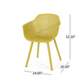 Lotus Chair Yellow Polypropylene