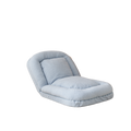 Triple Fold Down Sofa Bed,Blue Blue Metal Cotton Metal