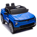 24V Kids Ride On Car W Parents Control,Licensed Chevrolet Silverado,Four Wheel Suspension,Led Lights,Bluetooth,Music,Usb,Mp3,Power Display,Speeds 2.49 3.73Mph For Kids Aged 2 5. Blue 50 99 Lbs