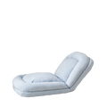 Triple Fold Down Sofa Bed,Blue Blue Metal Cotton Metal