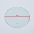 Tempered Clear Glass Top,50Cm Clear Glass