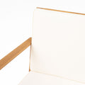2 Club Chair & Table Brown Wood