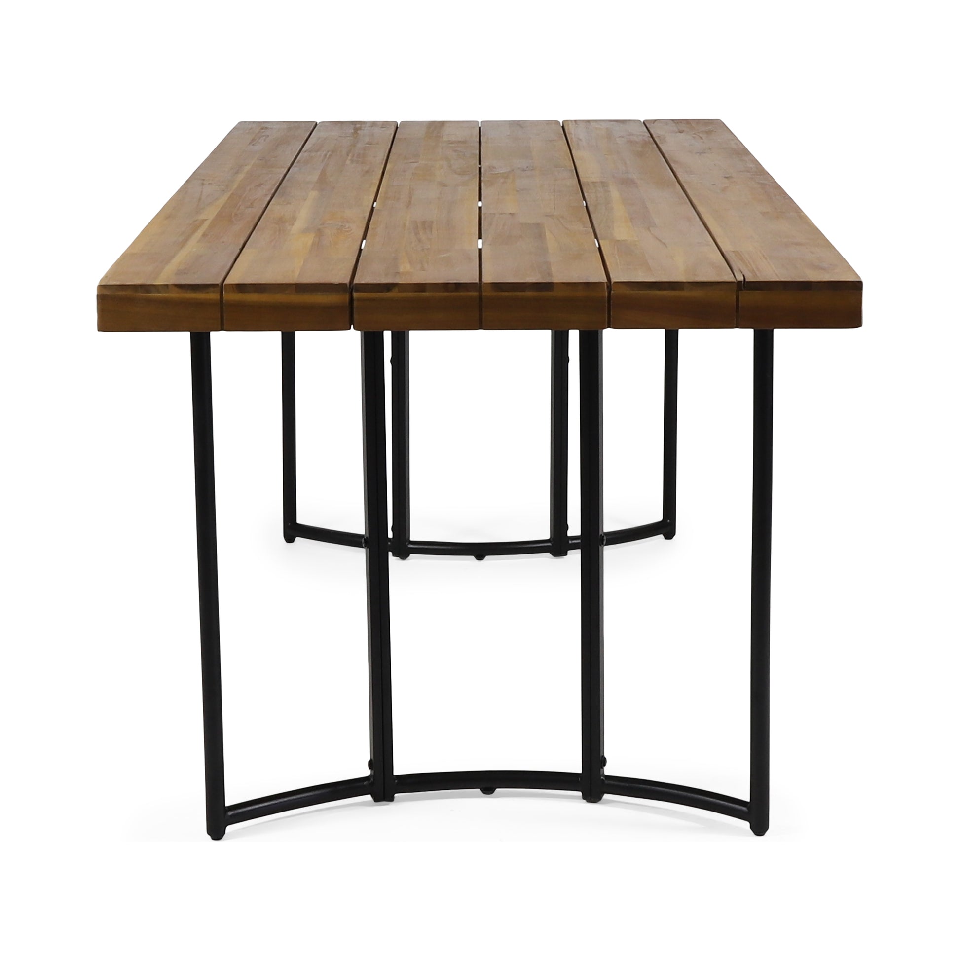 Noah Dining Table Teak Black Acacia Wood