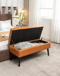 Storage Bench With Storage Bench For Bedroom End Of Bed Bench Foot Of Bed Bench Entryway Bench Storage Ottoman Bench 43.3