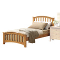 Maple Twin Bed Box Spring Not Required Twin Maple Wood