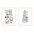2 Piece Vignette It'S Called Furr Niture Isn'T It White Framed Wall Art For Living Room, Bedroom Wall Art Print For Home Decor By Deb Strain Multicolor Wood Paper