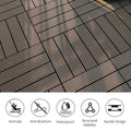 Wood Plastic Composite Deck Tiles Set Of 20Pcs, Composite Decking Resist Rust, Water, Weather, Indoor&Outdoor, Easy To Diy & Maintain, Ideal For Patios, Balconies, Rooftops, Decks, 12X12I Light Coffee Light Coffee Modern Plastic Wood Plastic