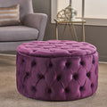 Ottoman Fuchsia Velvet