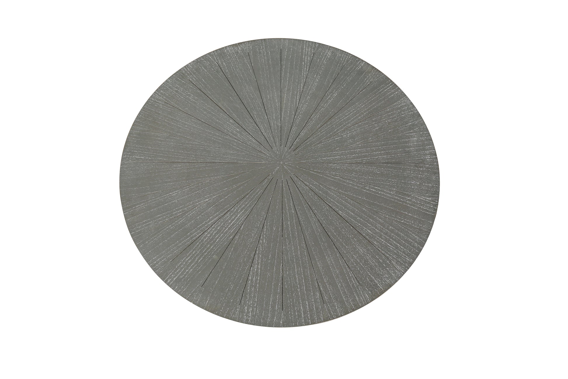 31.5"D X 31.5''W X 18.3''H Round Coffee Table With 2 Tier Storage, Farmhouse Living Room Cocktail Table With Black Metal Leg,Patchwork Desktop Effect Easy Assembly Antique Gray Antique Gray Primary Living Space American Design Floor Mount Round Open