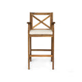 Perla Barstool Brown Acacia Wood