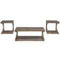 Unique Coffee Table, Solid Wood 48 Inch Modern Coffee Table Modern Center Table With Storage, Solid Wood Special Shape Coffee Table, Living Room, Kitchen, Apartment Dining Table Brown Solid Wood Mdf