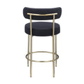 Modern Sherpa Counter Height Stools Set Of 2, Uphsoltered 26