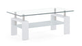 Marshall Coffee Table White Solid Wood Mdf